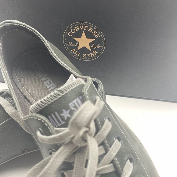 Converse all stars grey leather shoe - Picture 7 of 7